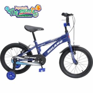 BICICLETA MILANO BAMBINO ARO 16" AZUL - PARA NIÑOS A PARTIR DE 4 O 5 AÑOS