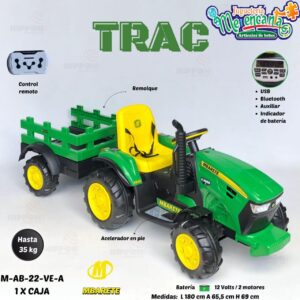 TRACTOR A BATERIA MBARETE TRAC VERDE