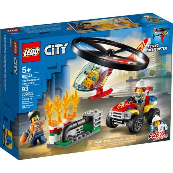 LEGO CITY FIRE HELICOPTER RESPONSE