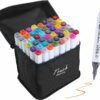 SET DE MARCADORES DOBLE PUNTA DE 48 PCS