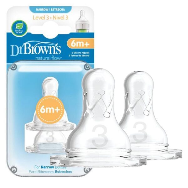 TETINA PARA BIBERONES BOCA ESTRECHA DR.BROWNS