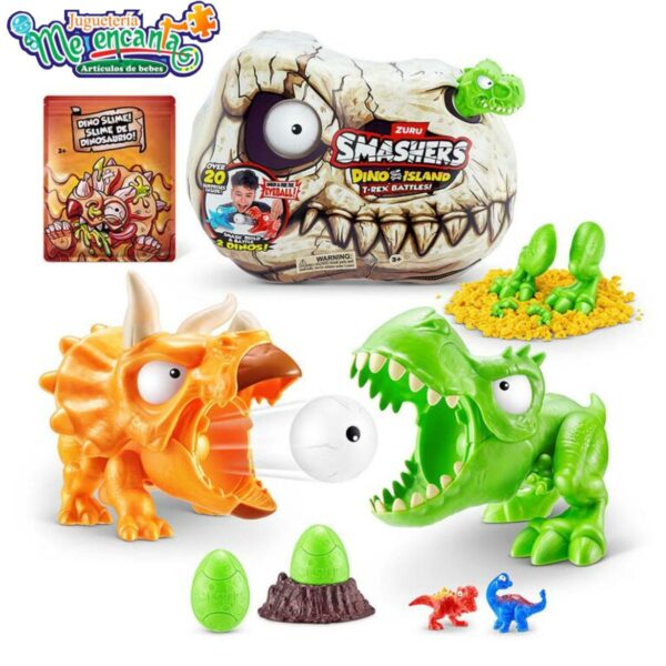 ZURU SMASHER DINO ISLAND T-REX BATTLES