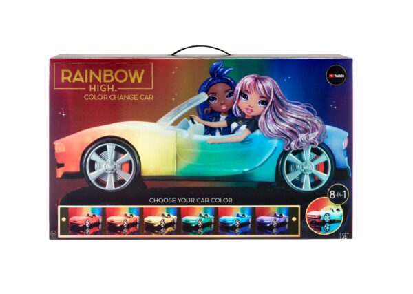 RAINBOW HIGH COLOR CHANGE AUTO CONVERTIBLE