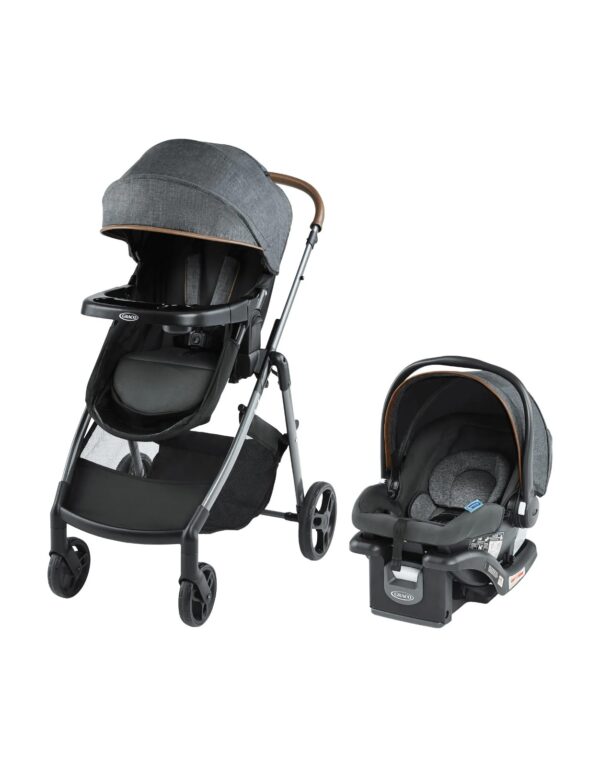 Carrito De Paseo Graco Travel System Modes Trio Con Baby Seat Hemlock