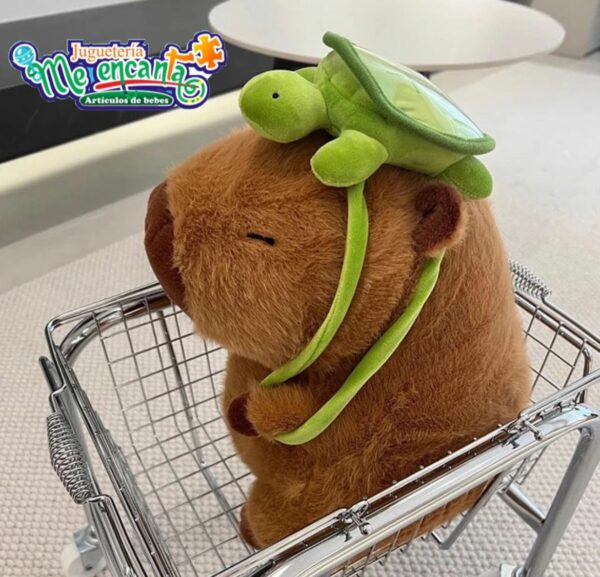 PELUCHE CAPYBARA CON MOCHILA