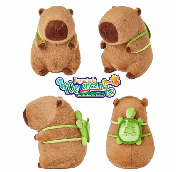 PELUCHE CAPYBARA CON MOCHILA