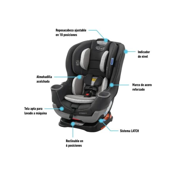 ASIENTO PARA AUTO GRACO EXTERND2FIT REDMOND