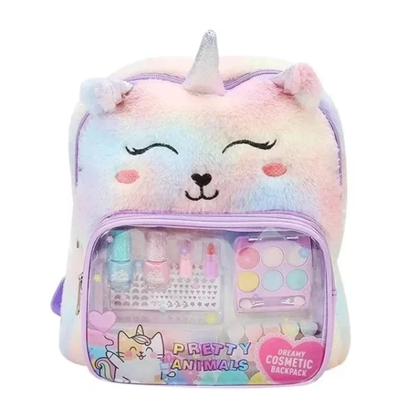 MOCHILA MAQUILLAJE UNICORNIO