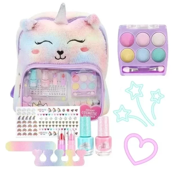 MOCHILA MAQUILLAJE UNICORNIO