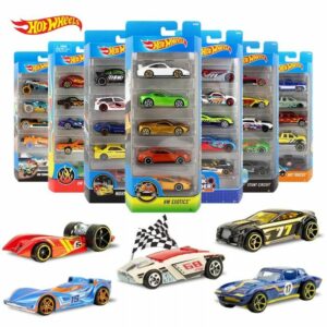 PACK DE 5 AUTOS HOT WHEELS