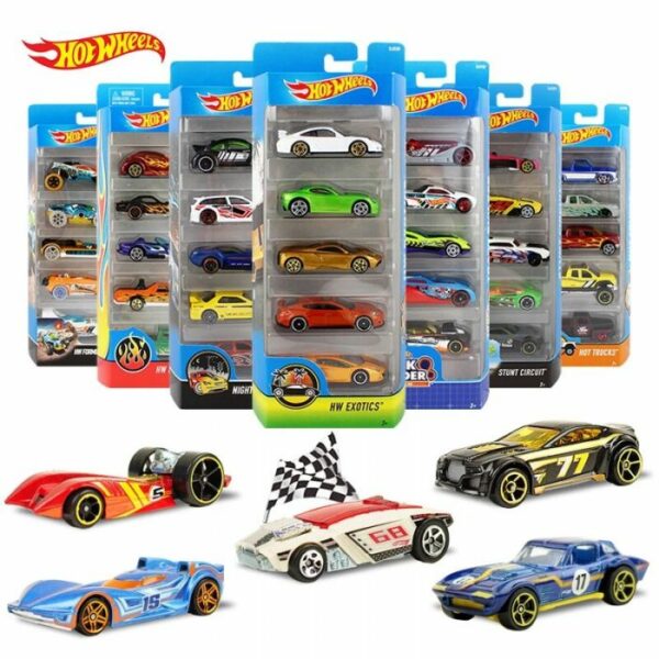 PACK DE 5 AUTOS HOT WHEELS