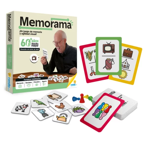 JUEGO DE MESA MEMORAMA +60 RONDA