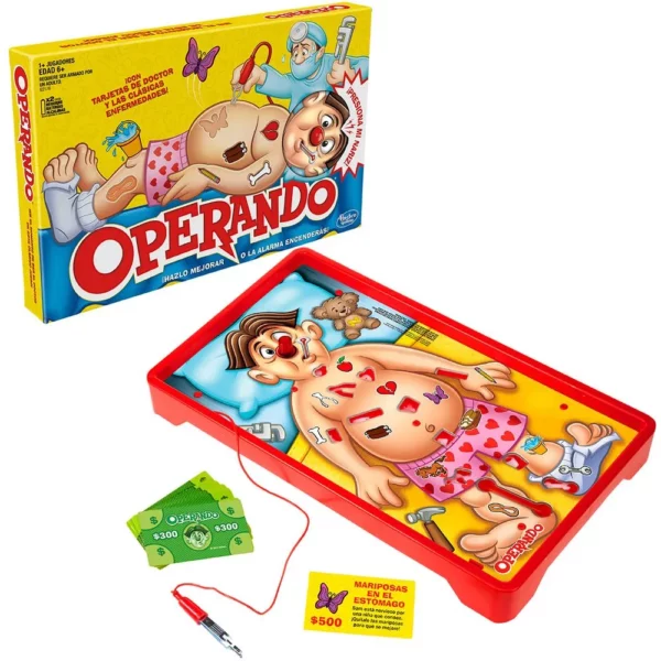 JUEGO DE MESA OPERANDO HASBRO