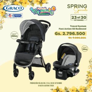 CARRITO DE PASEO GRACO TRAVEL SYSTEM FAST ACTION SE REDMON