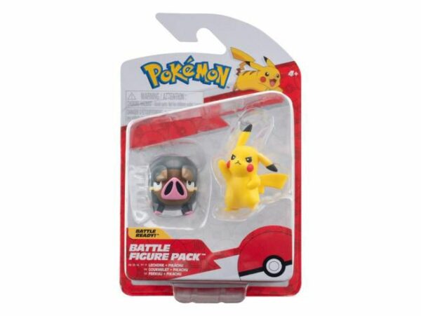 FIGURA POKEMON LECHONK + PIKACHU