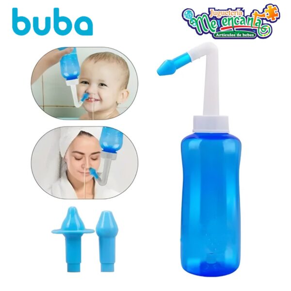 KIT LAVADOR NASAL BUBA - Imagen 2
