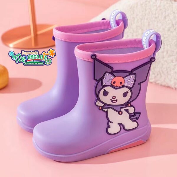 BOTA DE LLUVIA DISEÑO KUROMI