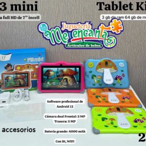 TABLET PARA NIÑOS DISEÑO HONGO