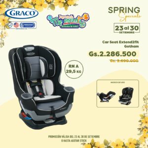 ASIENTO PARA AUTO GRACO EXTEND2FIT GOTHAM