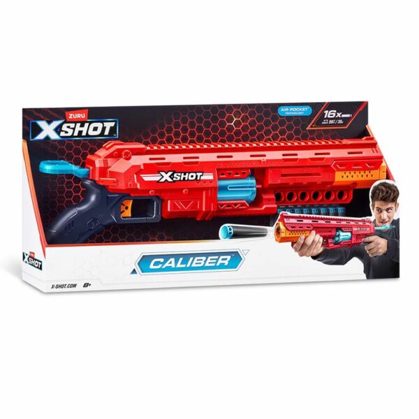 PISTOLA X SHOT CALIBER DE 16 BALAS