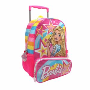 MOCHILA BARBIE CON RUEDITAS Y ESPALDA