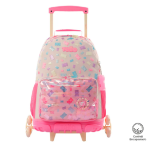 MOCHILA TOTTO CON RUEDITA TRIPLE GUMMY A BEAR HUG