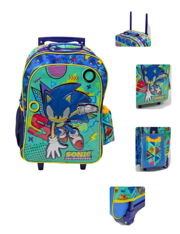 MOCHILA SONIC CON RUEDITA