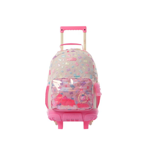 MOCHILA TOTTO CON RUEDITA GUMMY A BEAR HUG