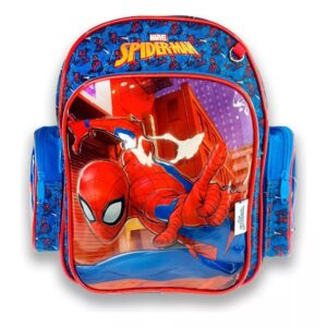 mochila spiderman de espalda