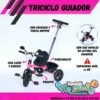 TRICICLO GUIADOR ROSA