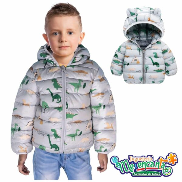 Campera Rompe Viento diseño Dinosaurio