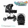 Carrito con Baby Seat y Base para el auto Premium Baby - Imagen 3
