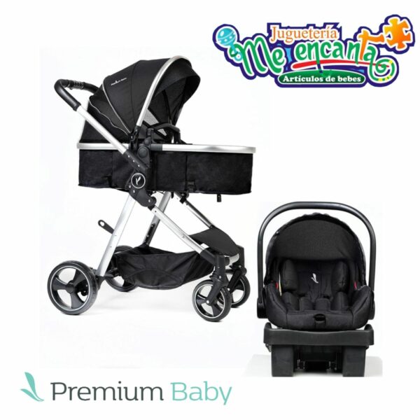 Carrito con Baby Seat y Base para el auto Premium Baby - Imagen 3