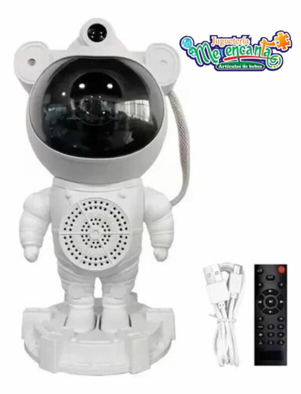 PROYECTOR DE ASTRONAUTA CON PARLANTE A BLUETOOTH - Imagen 4