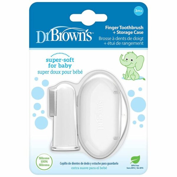 Cepillo de Dientes de Silicona para Bebes Dr. Browns
