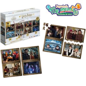 Rompecabezas de 4 escenas de Harry Potter de 400 piezas
