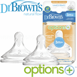 Tetina Dr Browns Nivel 2 3M+