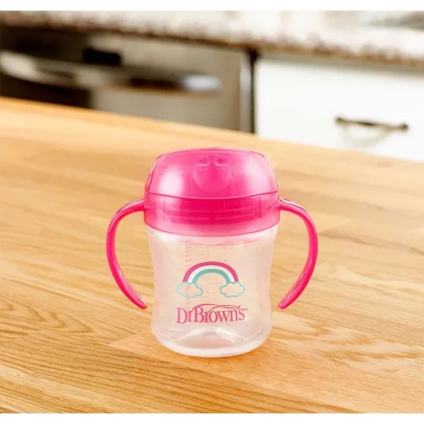 Vaso de Transicion con Boquilla Suave 6M+ Dr Browns - Imagen 3