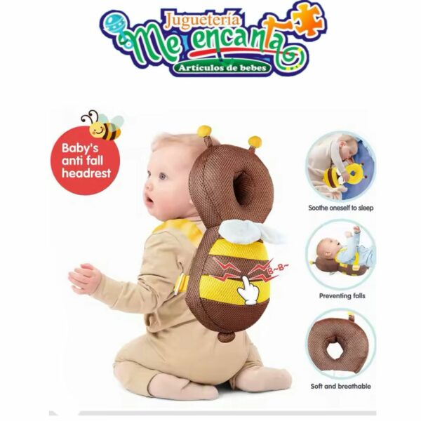 Almohada Antigolpe para Bebes con Diseño de Abeja - Imagen 2