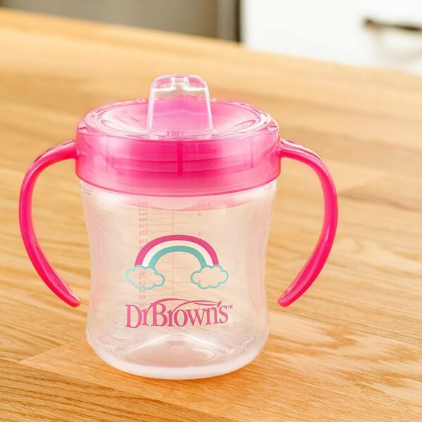 Vaso de Transicion con Boquilla Suave 6M+ Dr Browns - Imagen 4