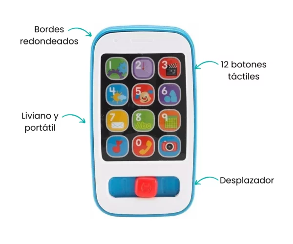 Fisher-Price Ríe y Aprende Smartphone de Aprendizaje