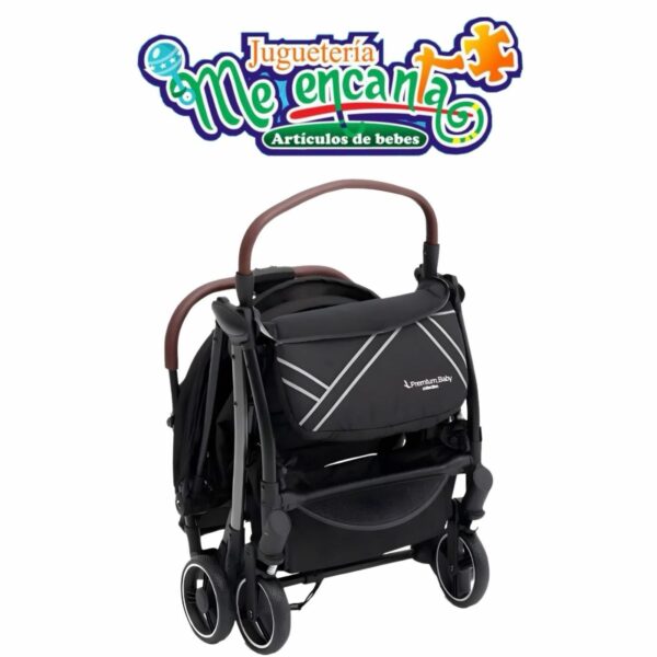 Carrito de Paseo Premium Baby Negro - Imagen 2