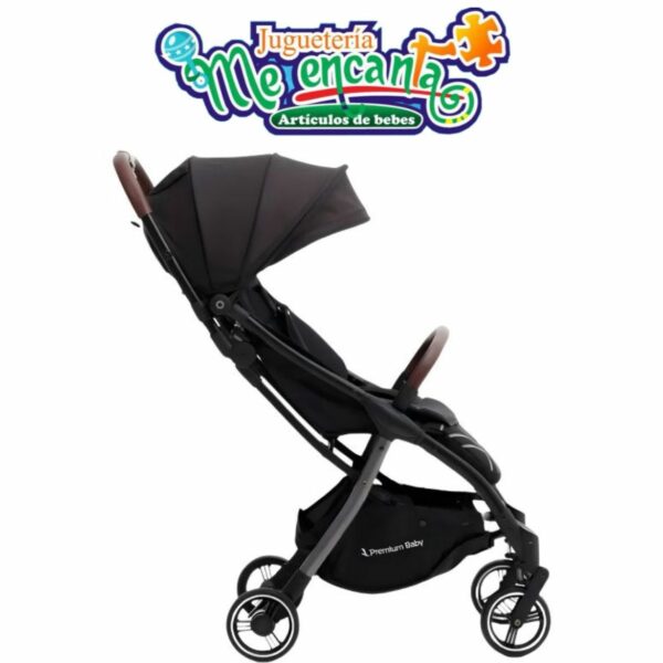 Carrito de Paseo Premium Baby Negro - Imagen 3