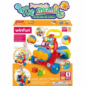 Winfun Junior Jet 2 en 1 Paseo a Pie hasta el Suelo, Edades de 6 a 36 Meses