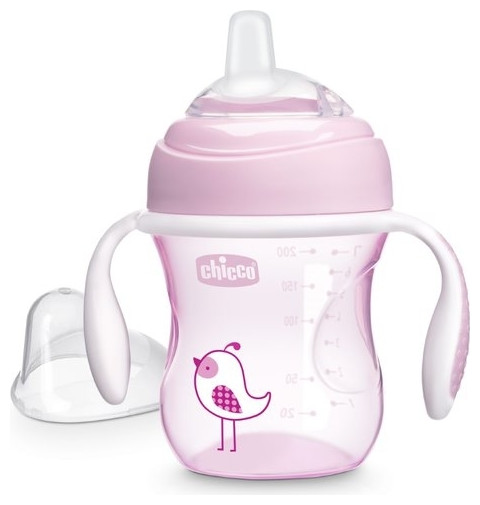 VASO DE TRANSICION ROSA 200 ML