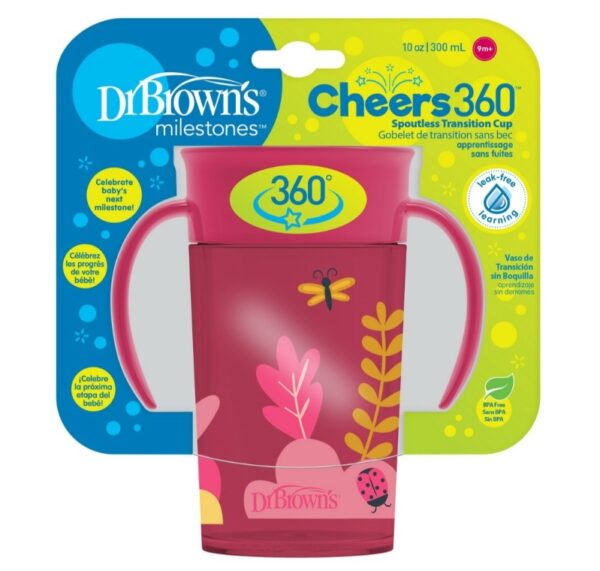 Vaso de Transicion 360 Cheers 9M+ Dr Browns - Imagen 2