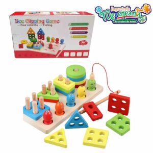 Juego Encastre en Madera 2 en 1