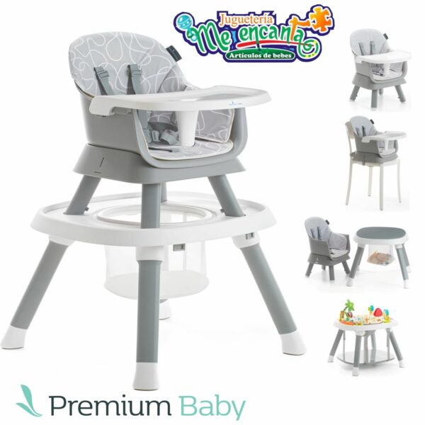 Silla de Comer para Bebé Premium Baby Dakota 7 en 1