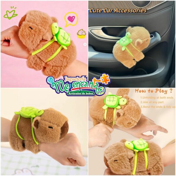 Pulsera de peluche Capibara - Imagen 2