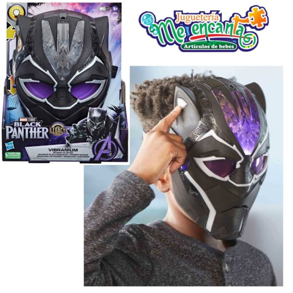 Máscara de poder de Pantera Negra Vibranium